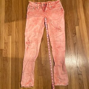 Rock Revival distressed skinny jeans size 26